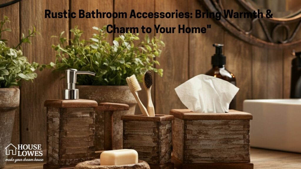 Current image: Rustic Bathroom Accessories Bring Warmth & Charm to Your Home